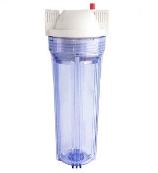 2.5″x 10″ Female Transparent Filter Housing