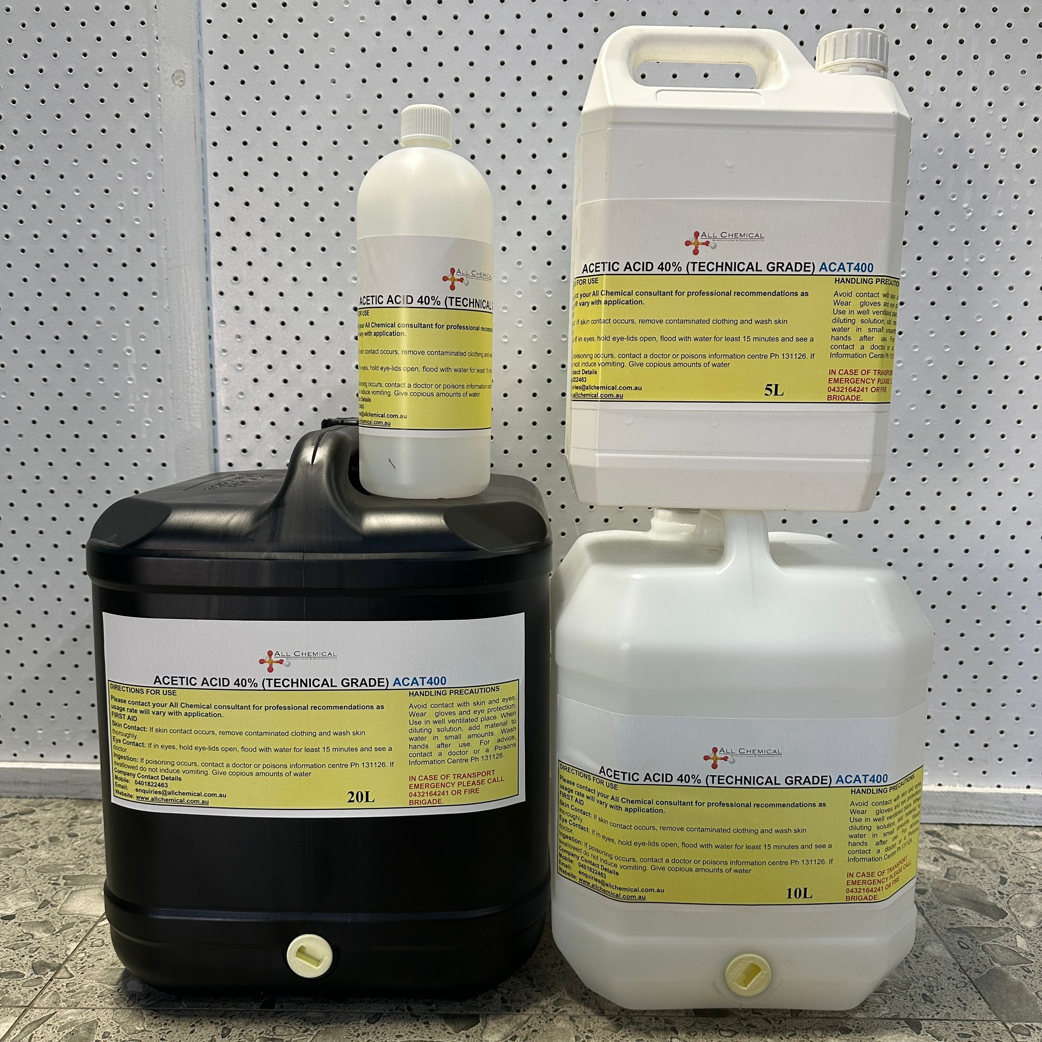 acetic acid 40% tech